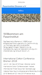 Mobile Screenshot of faserinstitut.de